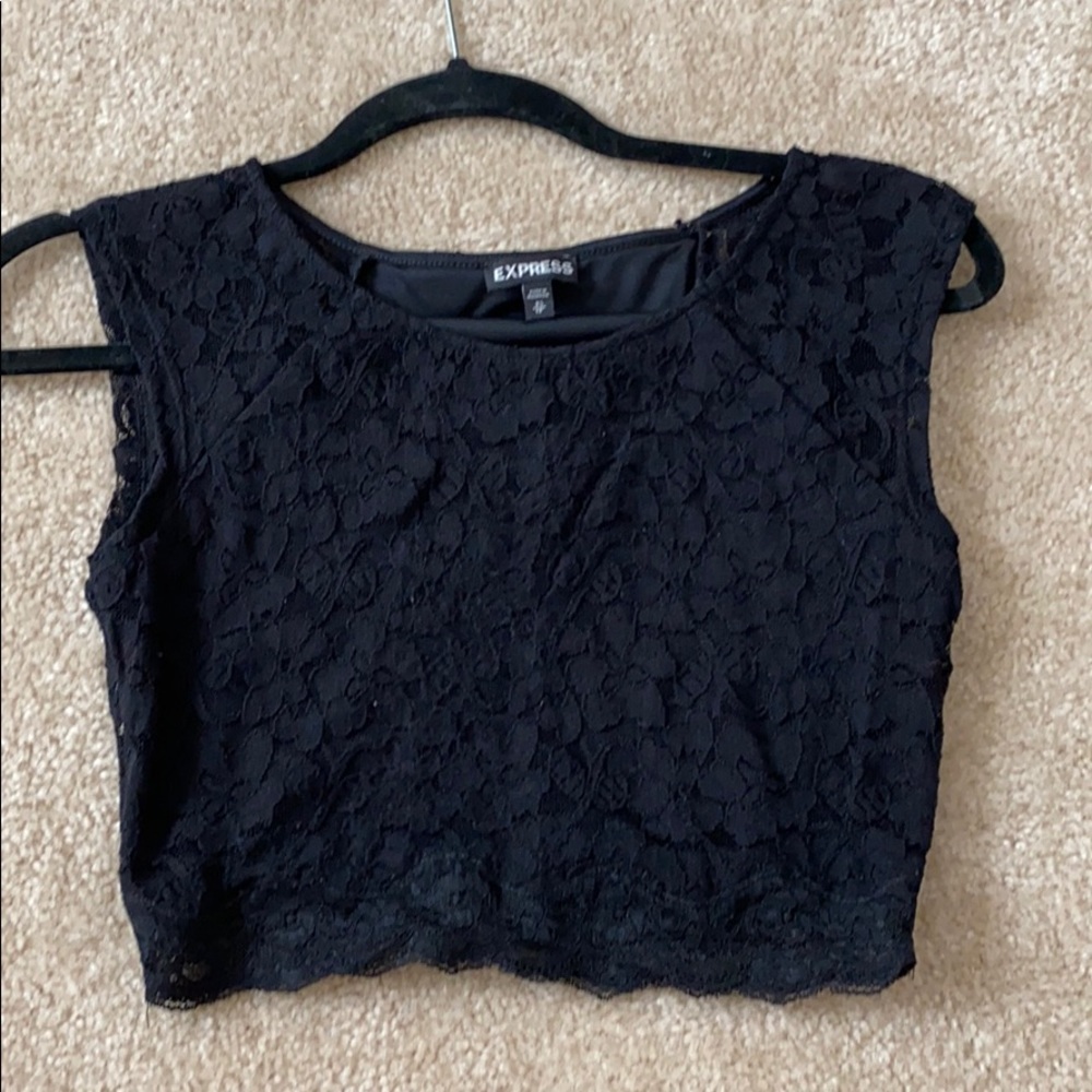 Express Lace Crop Top
